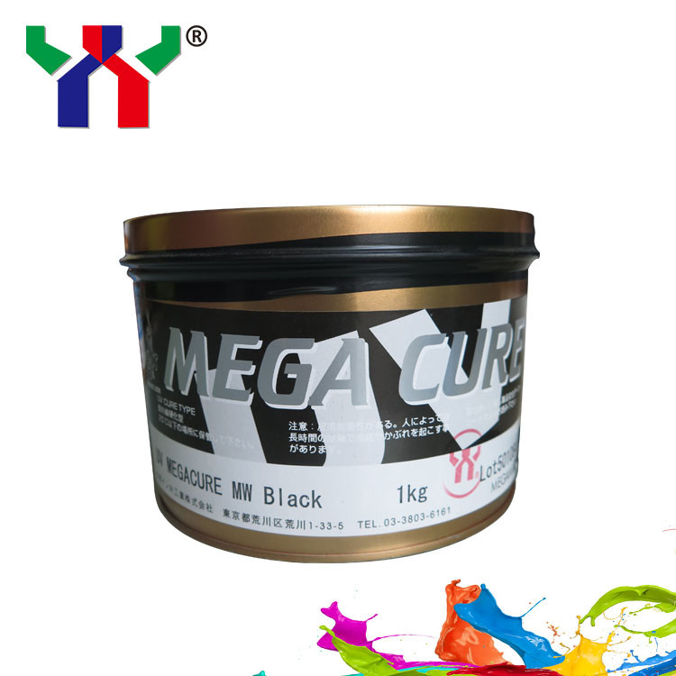 الحبر الأبيض المنسحب 1 كيلوغرام علبة حبر طباعة UV معالج Msds NW90 جفاف سريع