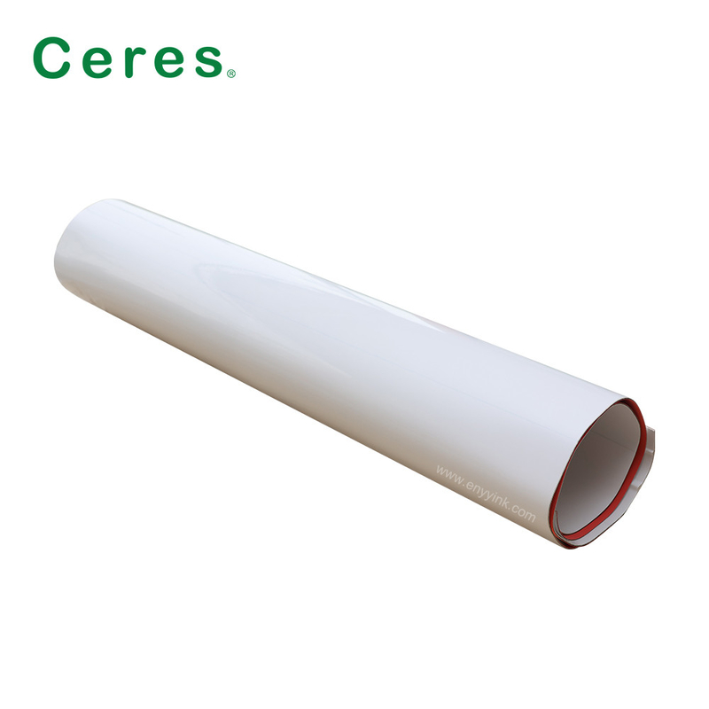 UV اللون الأحمر الطابعة اللاصقة الذاتية الغطاء المطاطي 1.95mm سمك