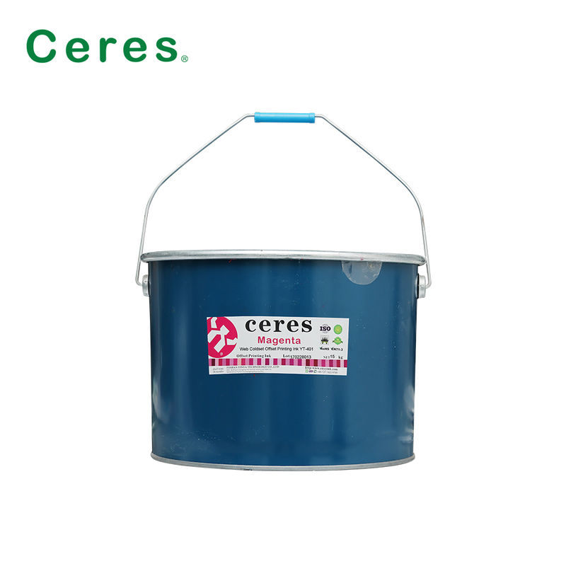 حبر الطباعة الباردة للطباعة الصحفية مع نقل حبر قوي في حزم الحديد
