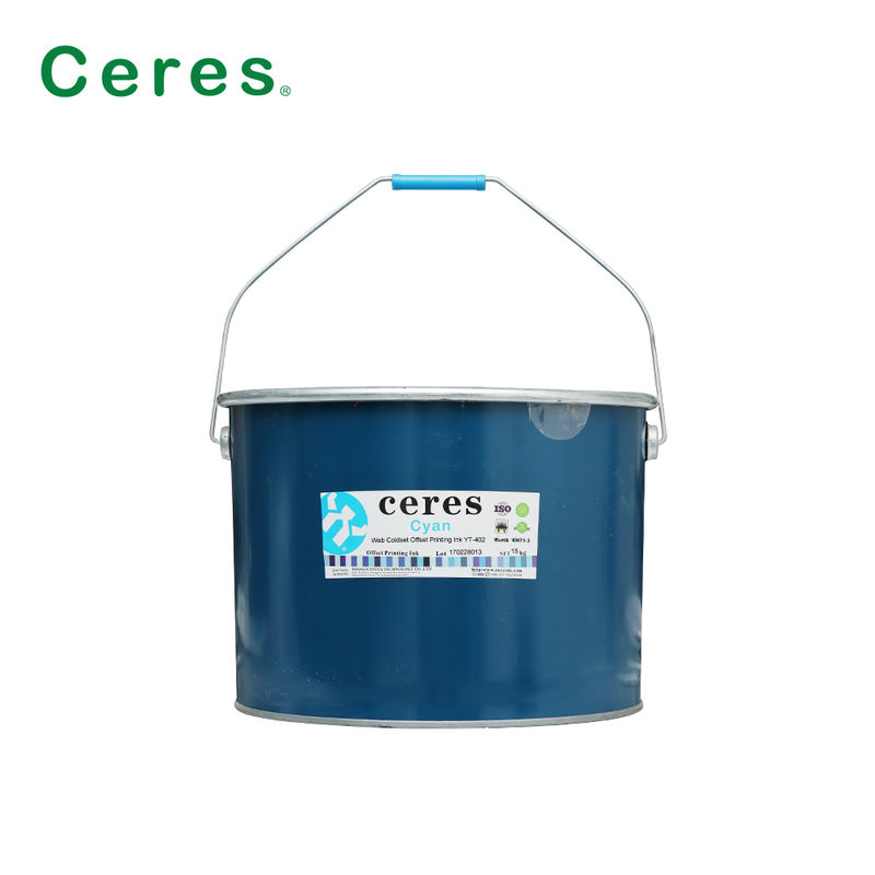 حبر الطباعة الباردة للطباعة الصحفية مع نقل حبر قوي في حزم الحديد