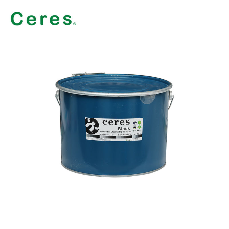 حبر الطباعة الباردة للطباعة الصحفية مع نقل حبر قوي في حزم الحديد