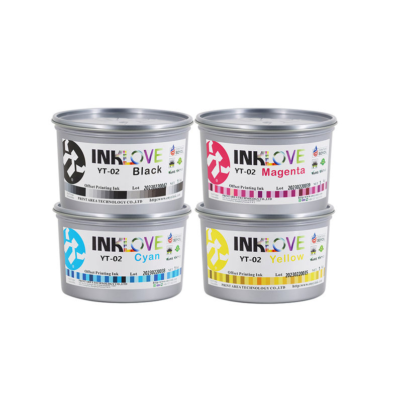 Eco-friendly Soy Oil Based Offset Printing Ink with Water and Rub Resistance for Heidelberg Speedmaster SM-52-4