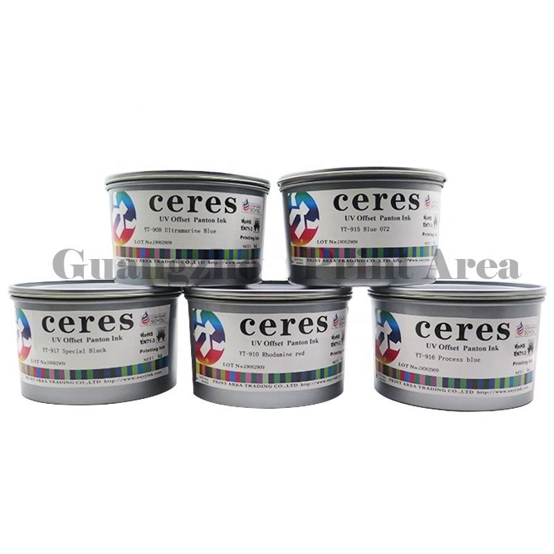 YT-910 حبر أوفست فوق البنفسجية مع ضمان 24 شهراً آمنة بنسبة 100% ومختبرة للطباعة على الحزمة