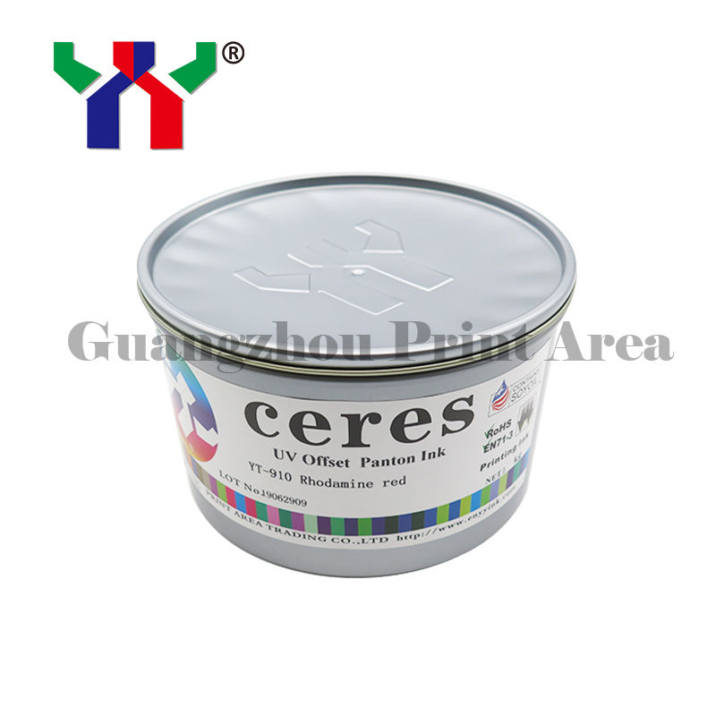 YT-910 حبر أوفست فوق البنفسجية مع ضمان 24 شهراً آمنة بنسبة 100% ومختبرة للطباعة على الحزمة