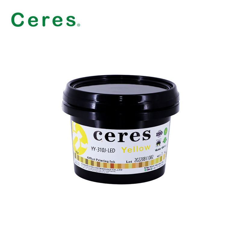 حبر أوفست الأشعة فوق البنفسجية اللون الأحمر الدافئ الجفاف السريع مع أداء نقل جيد للطباعة الأوفست