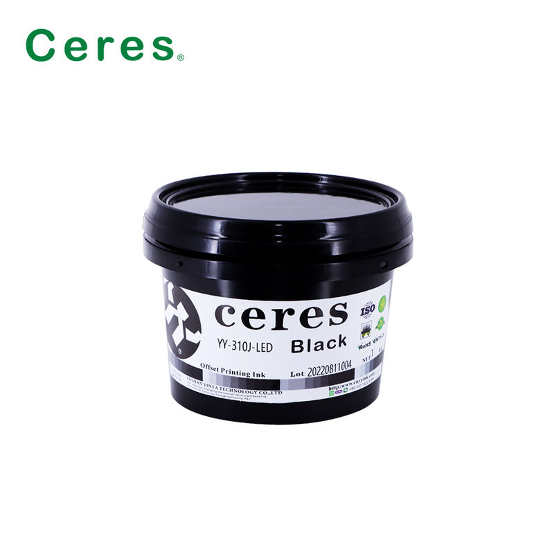 حبر أوفست الأشعة فوق البنفسجية اللون الأحمر الدافئ الجفاف السريع مع أداء نقل جيد للطباعة الأوفست