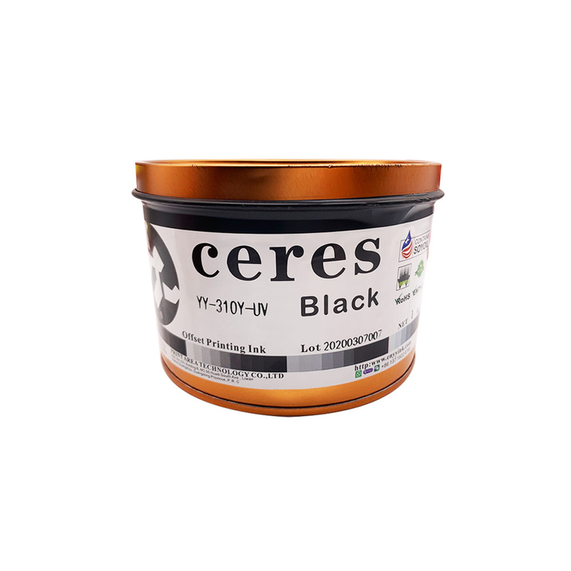 1 كيلوغرام يمكن أن يكون UV Offset Printing Ink CMYK Reflex Blue Spot Color Ink على أساس المذيب