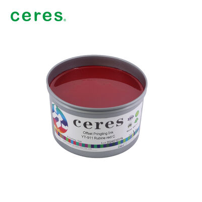 Ceres YT-911 Rubin Red Offset Pantone Printing Ink